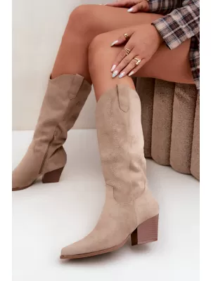 Damenstiefel BOTO 7627A BEIGE