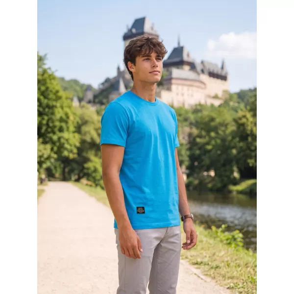  Herren-T-Shirt ALTISPORT NP/ALMST20001 OZEANBLAU 