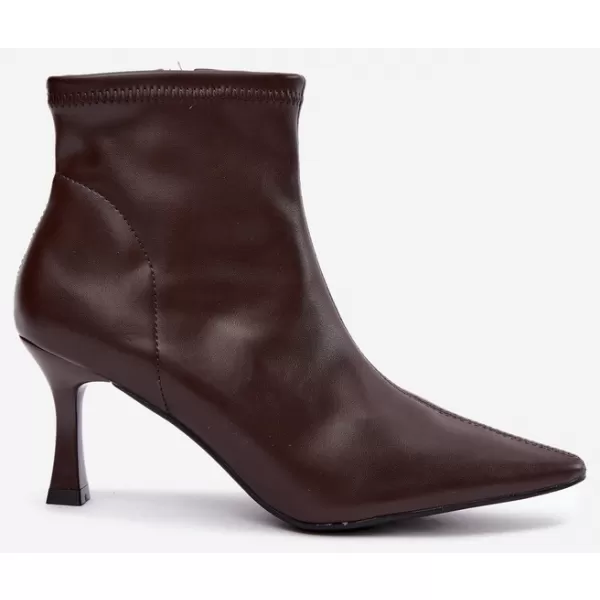  Damen-Stiefeletten BOTO 7107 SCHOKOLADE 