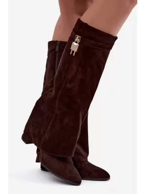 Damenstiefel BOTO NS617P KAFFEE