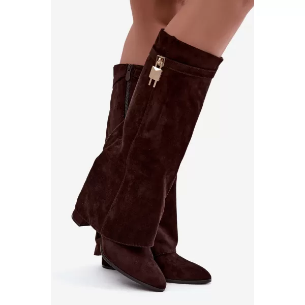  Damenstiefel BOTO NS617P KAFFEE 