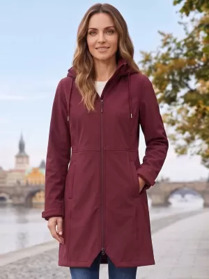 Warmer Softshellmantel für Damen ALPINE PRO IBORA 2 RHODODENDRON
