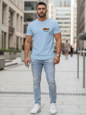 Herren-T-Shirt DSTREET NX5096R-SK HELLBLAU