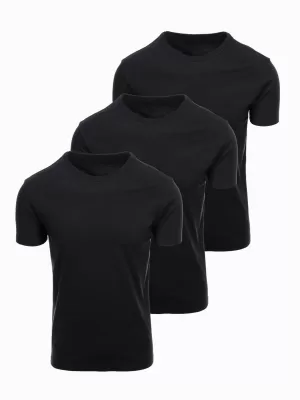 Herren-T-Shirt OMBRE OM-TSBS-0268 SCHWARZ
