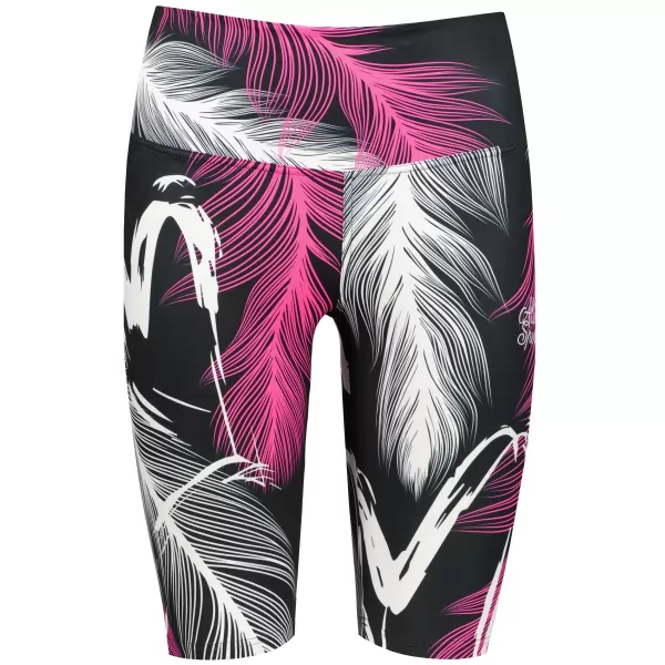  Premium-Overknee-Leggings für Damen (neue Größen) ALTISPORT VOJ/ALW001LEG06 SCHWARZ/ROSA 