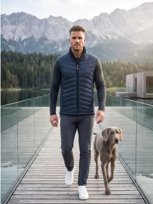 Hybridweste für Herren MALFINI PREMIUM CROSS 557 MARINEBLAU