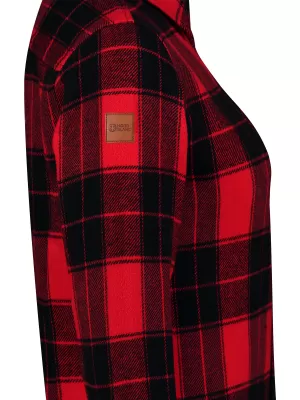 Flanellhemd für Damen NORDBLANC WILLOW NBSSL8371 ROT