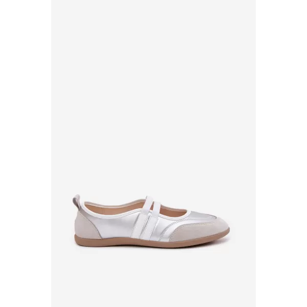  Ballerinas für Damen BOTO 22-383 SILBER 