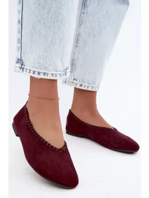 Ballerinas für Damen BOTO 9897 WEIN