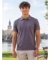 Herren-T-Shirt mit Kragen ALTISPORT NP/ALMST90601 SCHIEFERGRAU