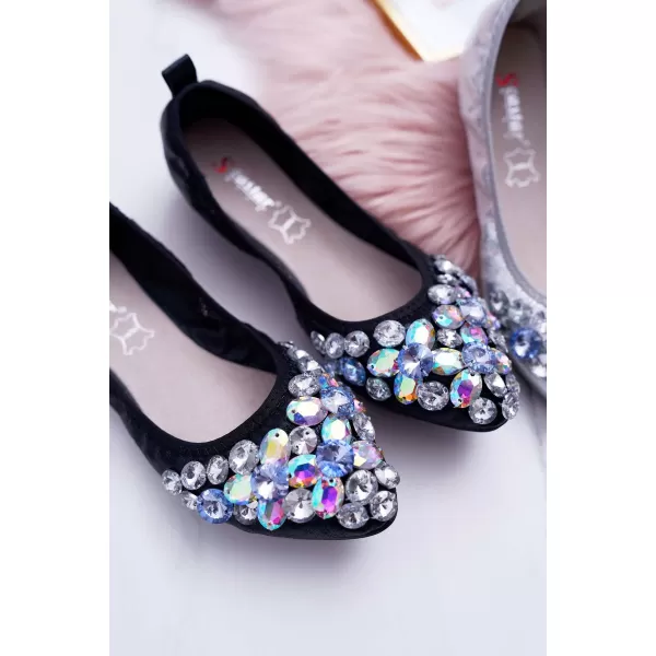 Ballerinas für Damen BOTO CC87 SCHWARZ 