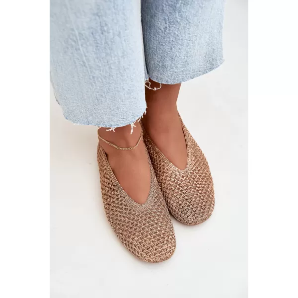  Ballerinas für Damen BOTO CH956 CHAMPAGNE 