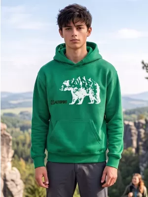 Kinder-Sweatshirt ALTISPORT ALM193422 MITTELGRÜN
