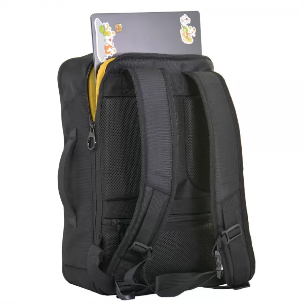  Urbaner Rucksack ALPINE PRO CABINE SCHWARZ 