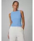 Damen-Tanktop 4F WMM00TSLEF299 DENIM