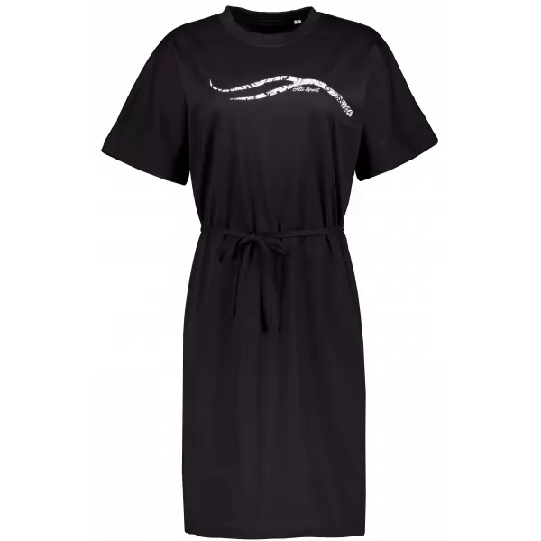  Kleid ALTISPORT ALW001816 SCHWARZ UND WEIß 