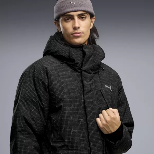  Herrenmantel PUMA PROTECTIVE HOODED DOWN PARKA M 69456301 PUMA SCHWARZ 