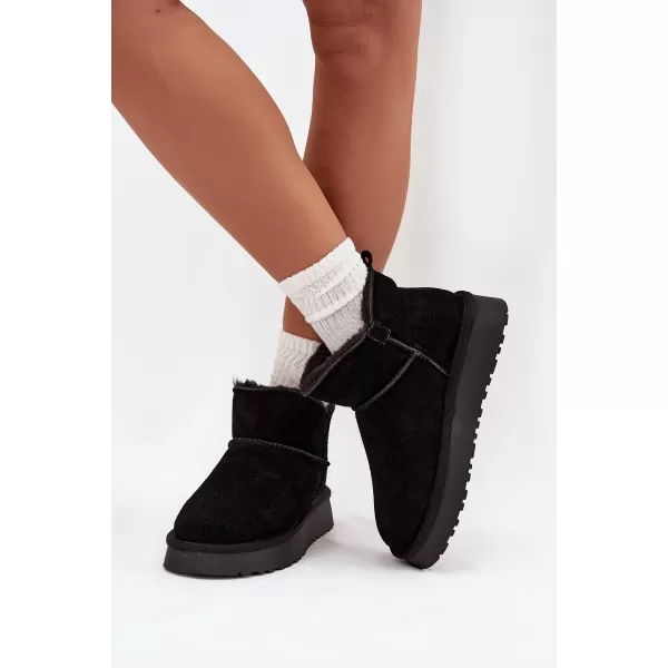  Schneemänner für Frauen VINCEZA 97961 SCHWARZ 