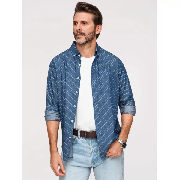  Herrenhemd OMBRE K702 BLAU 