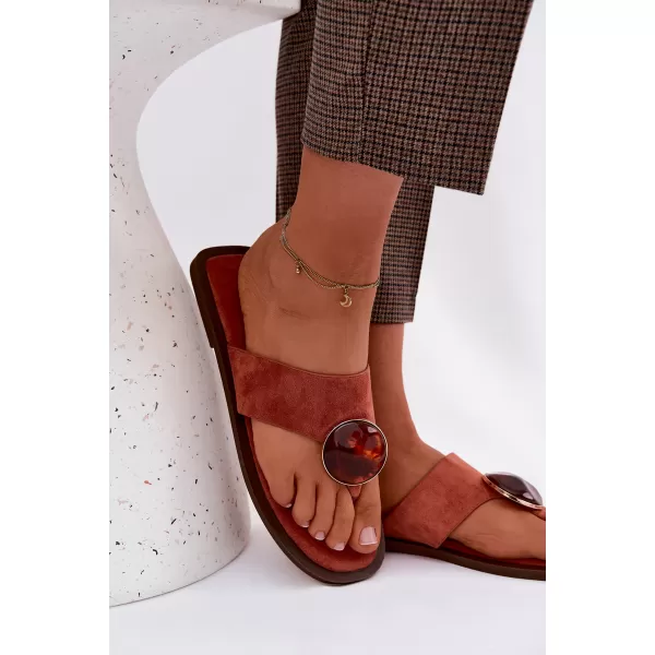  Damen-Flip-Flops BOTO 9825 ORANGE 