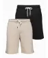 Herren-Shorts OMBRE Z124 SCHWARZ/BEIGE