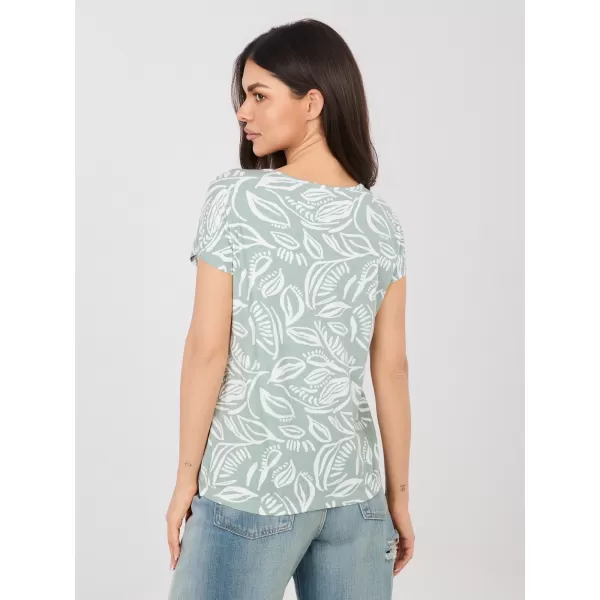  Damen-T-Shirt SUBLEVEL D12110M02646E PISTAZIEN 