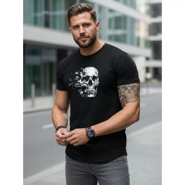  Herren-T-Shirt DSTREET NX086R SCHWARZ 