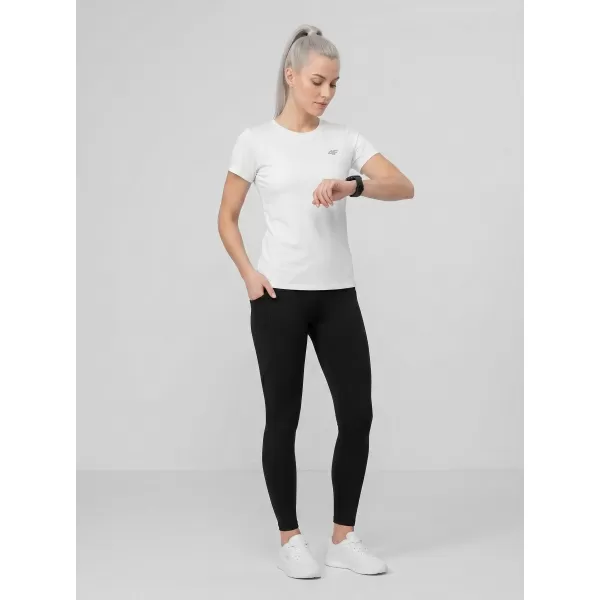  Damen-T-Shirt 4F WMM00TTSHF3306 WEIß 