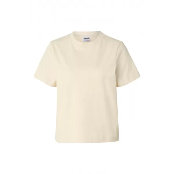  Damen-T-Shirt URBAN CLASSICS TB8574-02903 WEIßER SAND 