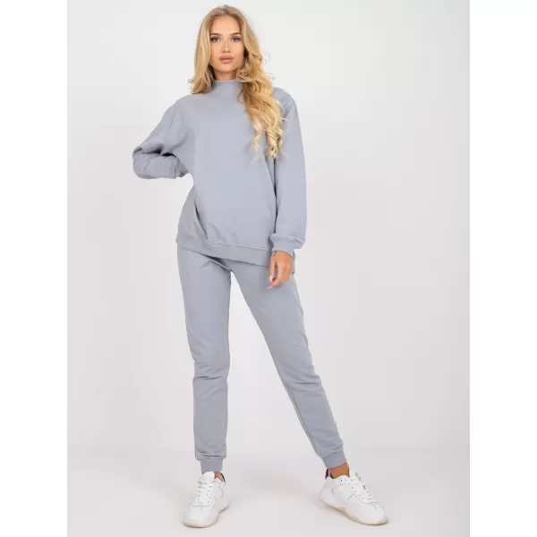  Damen-Sweatshirt BASIC FEEL GOOD AP-BL-A-R001 GRAU 