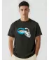 Herren-T-Shirt DSTREET NX1036R-BK-O SCHWARZ