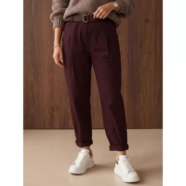  Damenhosen DSTREET UY3186 BURGUND 