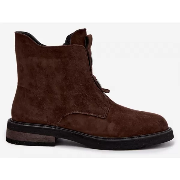  Damen-Stiefeletten D&A CR62-3335 BRAUN 