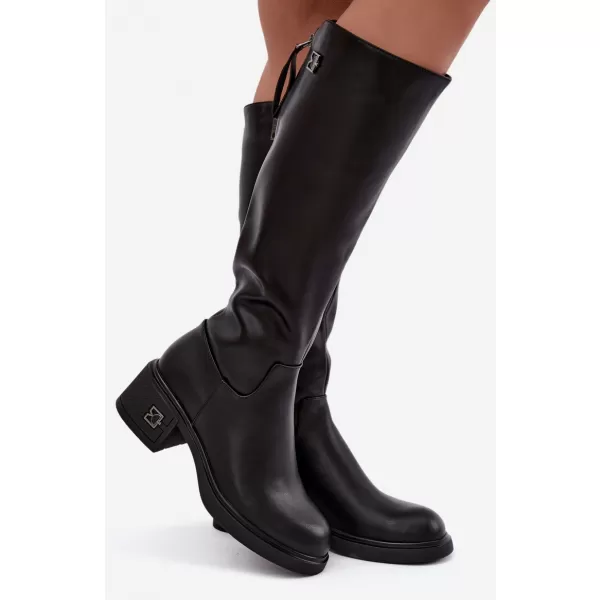  Damenstiefel VINCEZA 67056 LEDER SCHWARZ 