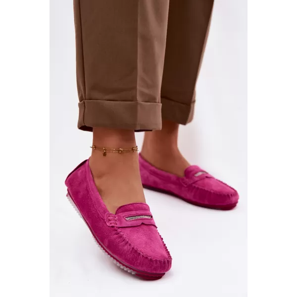  Damenmokassins S.BARSKI LR61-7029 FUCHSIE 