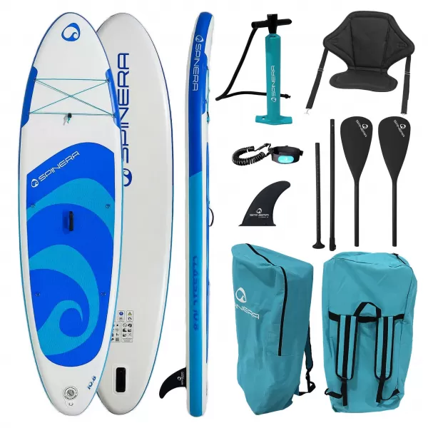  Paddle-Board SPINERA CLASSIC 10'8'' PACK 3 DUNKELBLAU/WEIß 