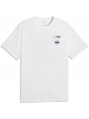 Herren-T-Shirt PUMA GRAPHICS RELAXED STACKED TEE 69436802 PUMA WEIß