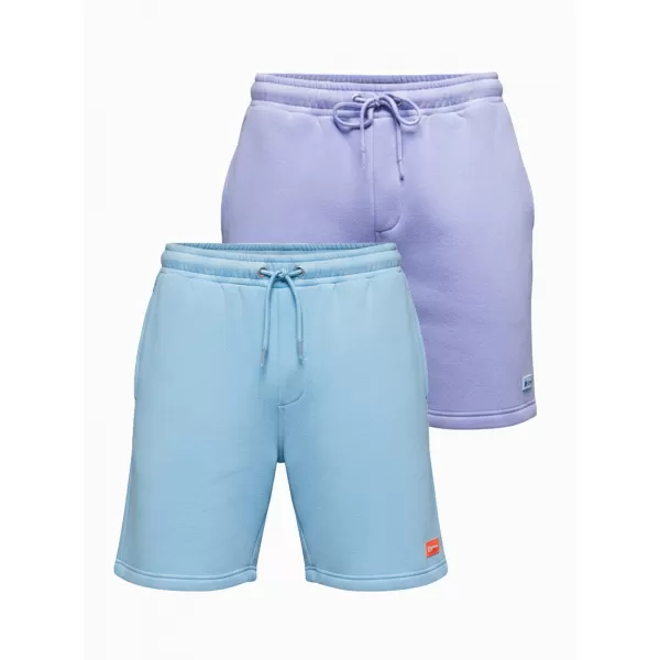  Herren-Shorts OMBRE Z129 HELLBLAU/HELLVIOLETT 