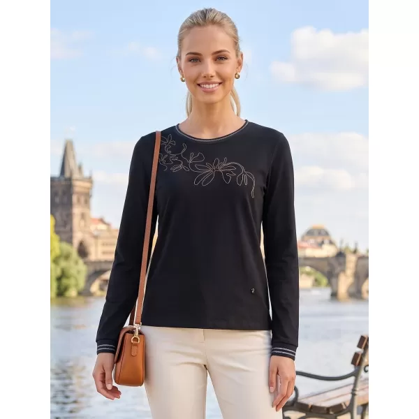  Damen-T-Shirt KIXMI ADINA SCHWARZ 
