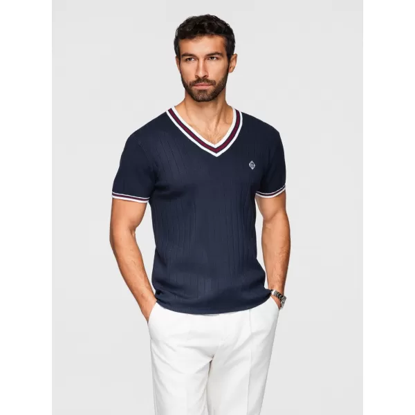 Herren-T-Shirt OMBRE OM-TSCT-0266 MARINEBLAU 