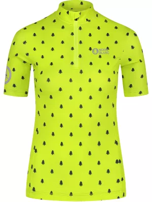 Damen-Radtrikot NORDBLANC TREES NBSLF8085 GRÜN