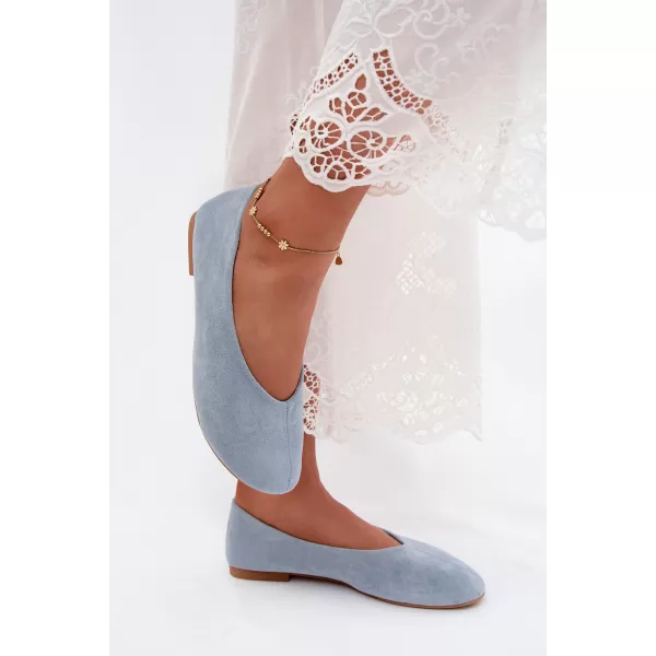  Ballerinas für Damen BOTO JH581 BLAU 