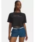 Damen-T-Shirt UNDER ARMOUR W WM CROP SS 6010588-001 SCHWARZ