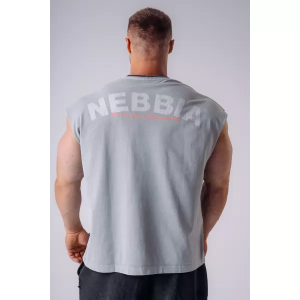  Tanktops für Herren NEBBIA OLYMPIA MUSCLE COVER 947 HELLGRAU 