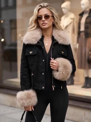 Damenjacke DSTREET TY5703 SCHWARZ