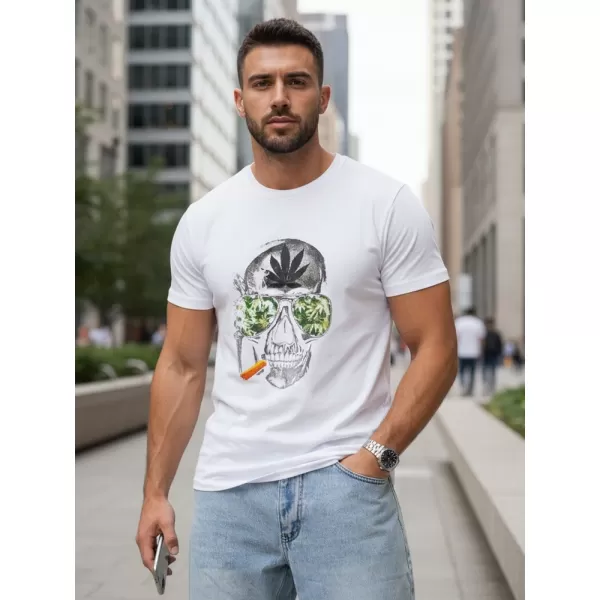  Herren-T-Shirt DSTREET RX4922 WEIß 
