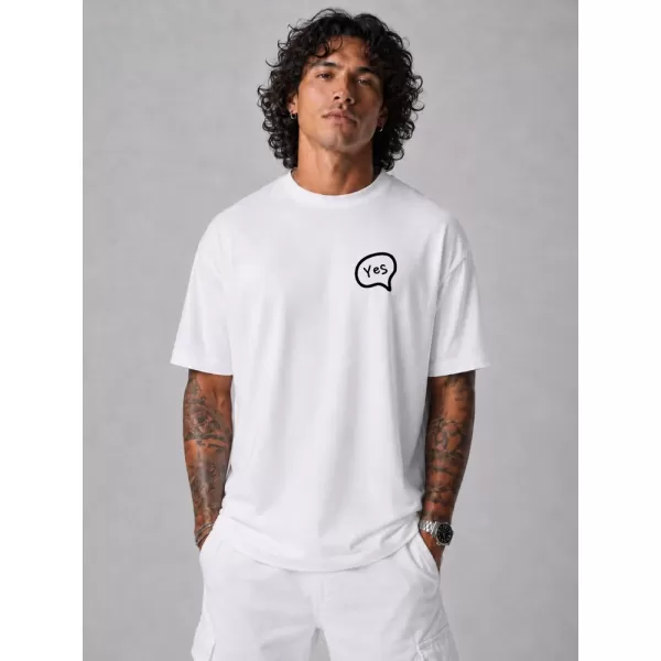  Herren-T-Shirt DSTREET NX4012R-WH-O WEIß 