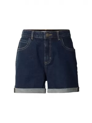 Damen-Shorts URBAN CLASSICS TB8371 DUNKELBLAU GEWASCHEN