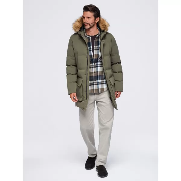  Herrenparka OMBRE OM-JALJ-0310 DUNKLES OLIV 