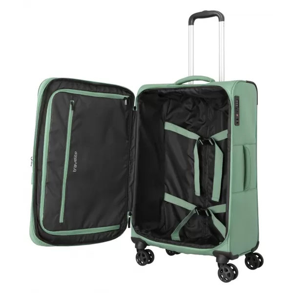  Koffer TRAVELITE Kick Off 4w M exp SALBEI 